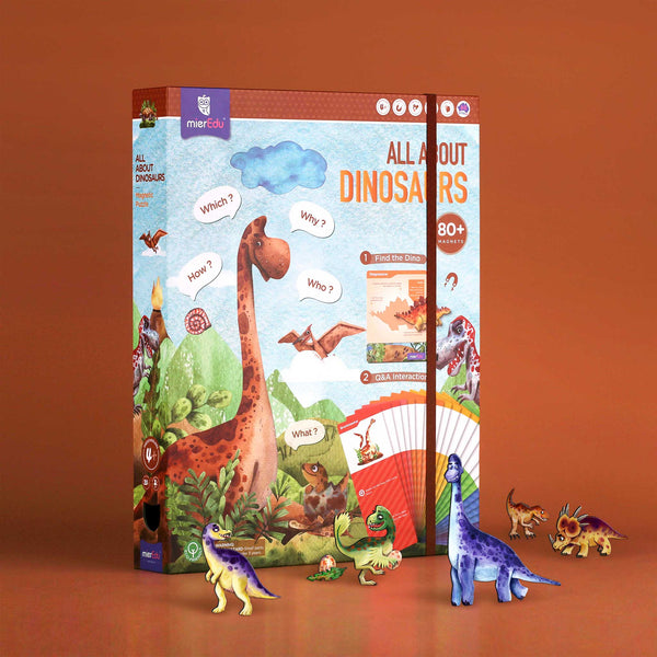 All About Dinosaurs - Magnetic Puzzle