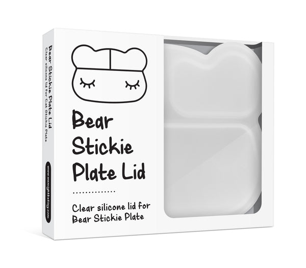 Bear Stickie Plate Lid