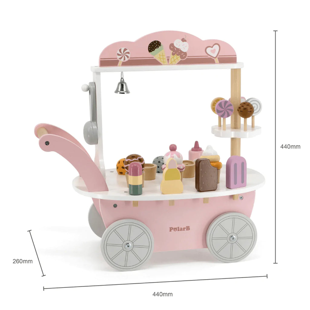 Ice cream top cart toy