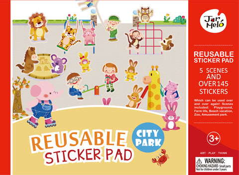 Reusable Sticker Pad - City Park
