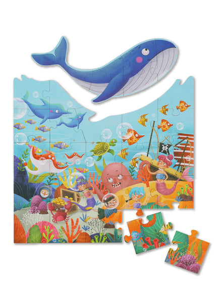 The Big Whale Floor Puzzle