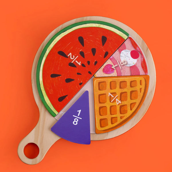 MI Maths Game - Yummy Food Fraction Board
