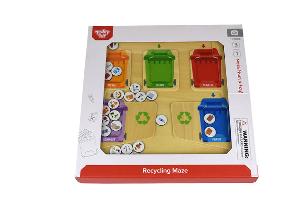 Recycling Magnetic Maze Game